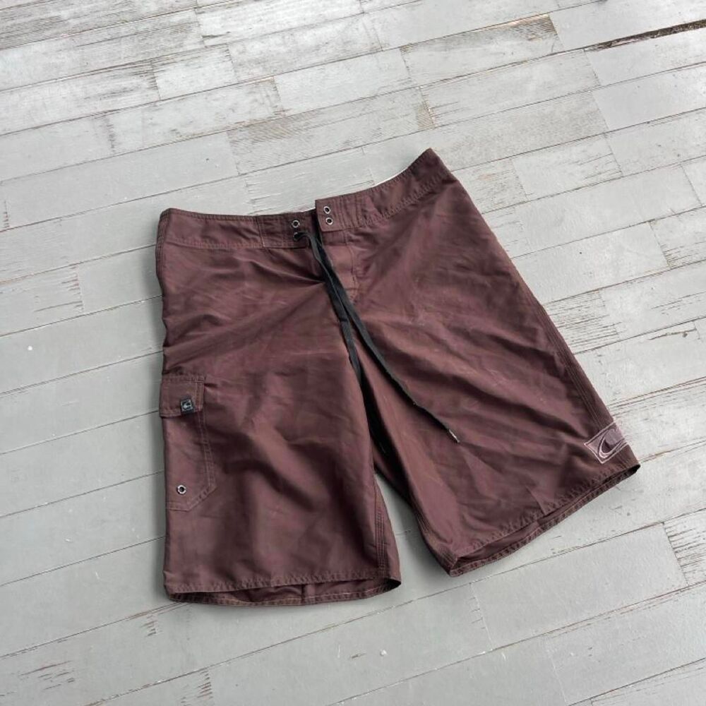 O'neil Surfwear Y2K Brown Swim Board Shorts